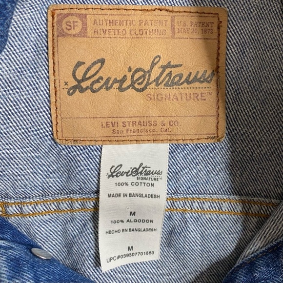 Levi Strauss Signature Trucker Jean Jacket - Picture 7 of 8